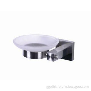Wall-Mounted Glass Soap Dishes Bathroom Hardware Collection